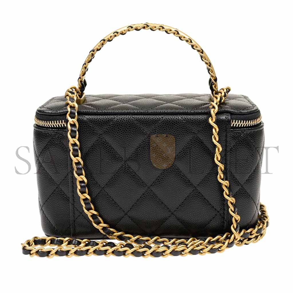 CHANEL WOVEN HAND-HELD WOC BOX BAG AP4064 (19*12*4cm)